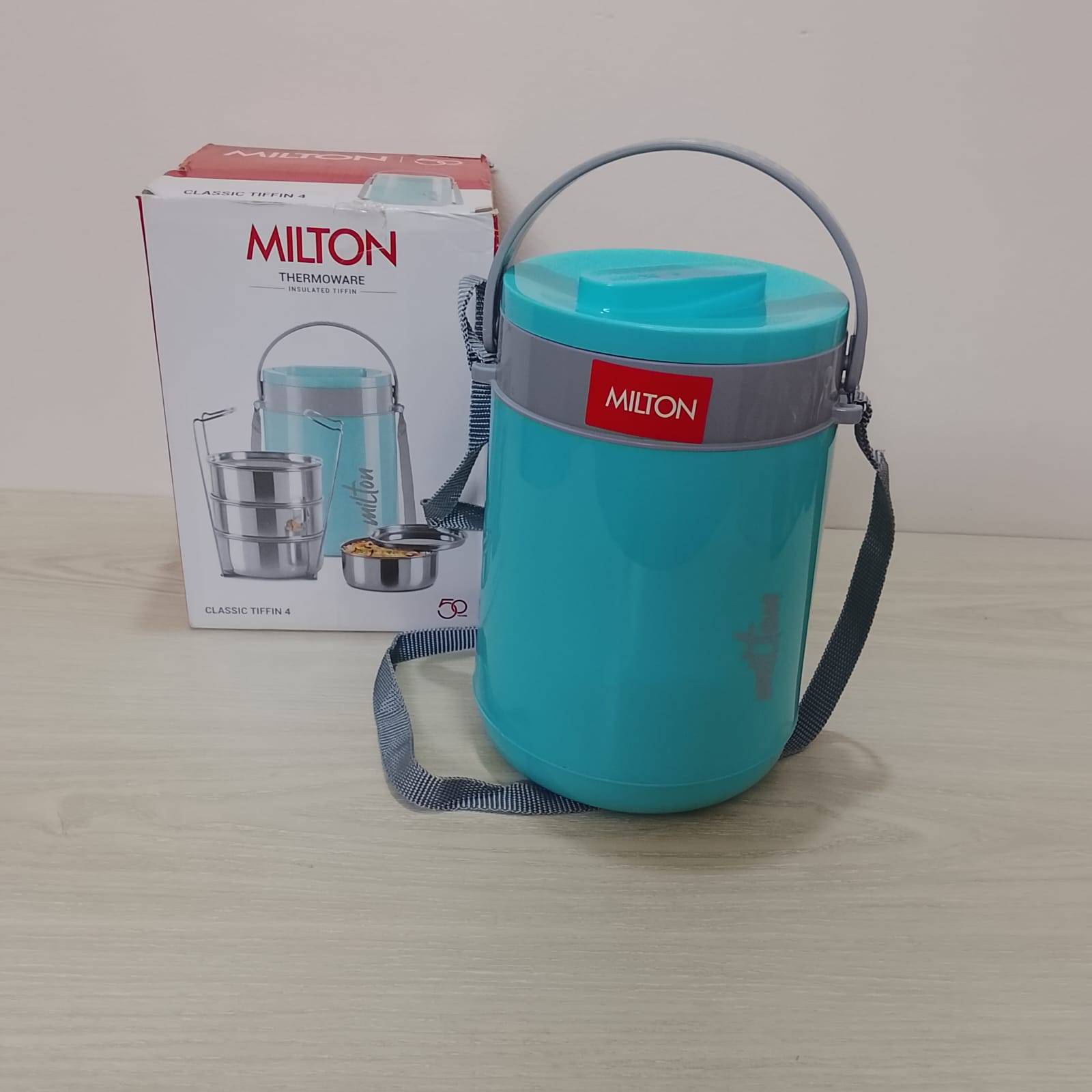 Milton Classic Tiffn 4 Stainless Steel Lunch Box